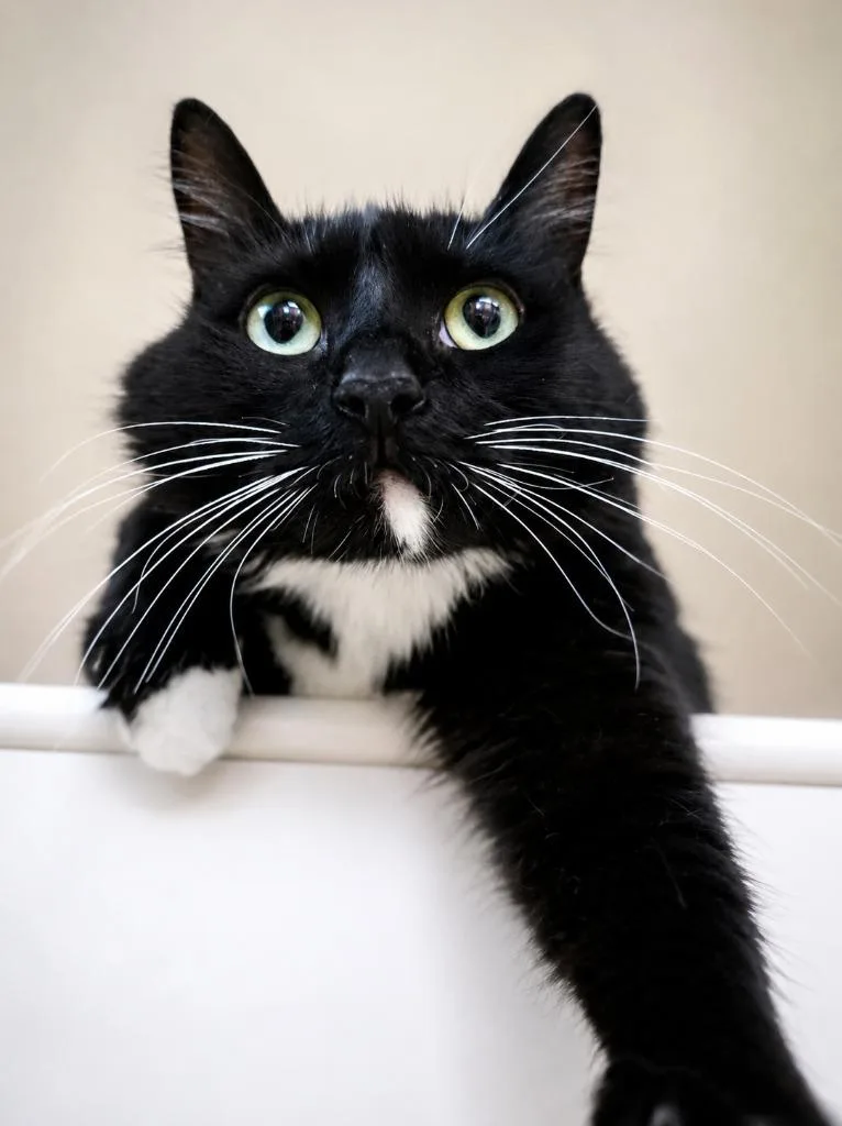 An adult medium-sized female Domestic Long Hair cat named Belle for adoption in Sebastian, FL