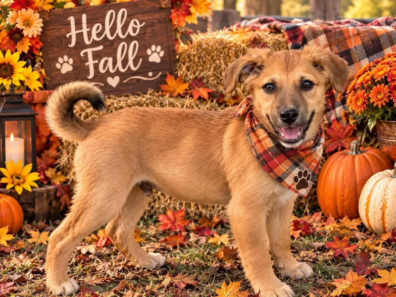 A baby medium-sized male Retriever dog named Landon for adoption in Locust Fork, AL