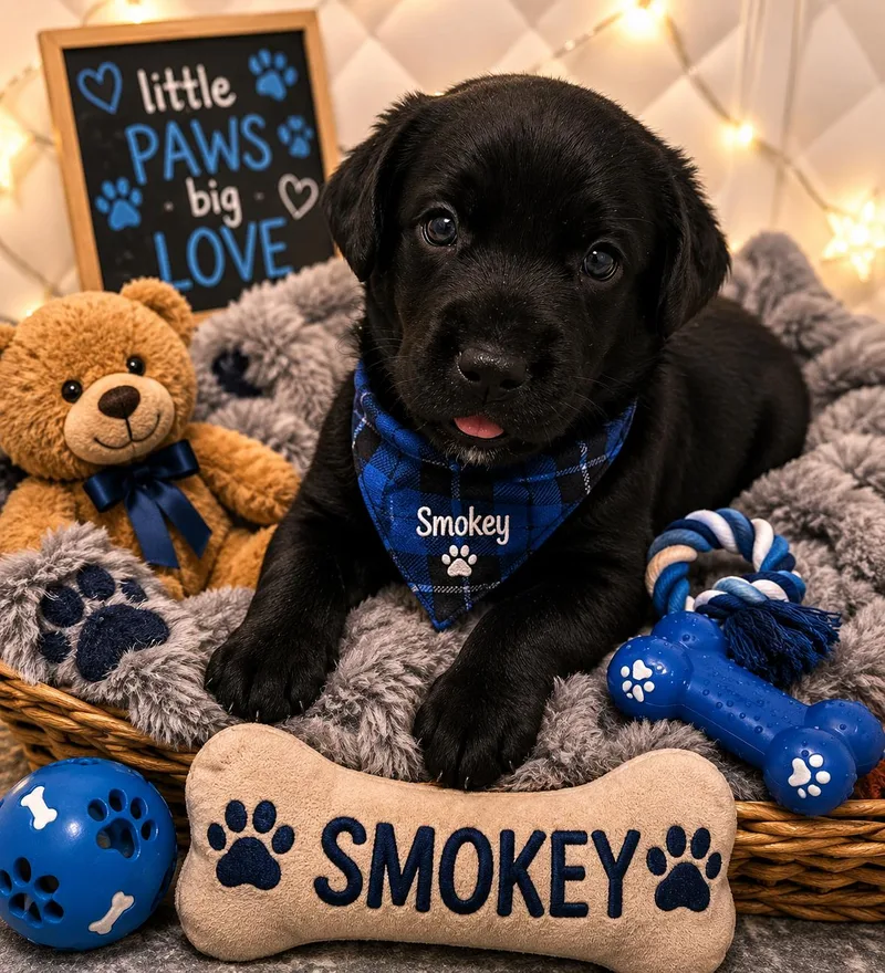 A young medium-sized male Australian Shepherd dog named Smokey for adoption in Euless, TX