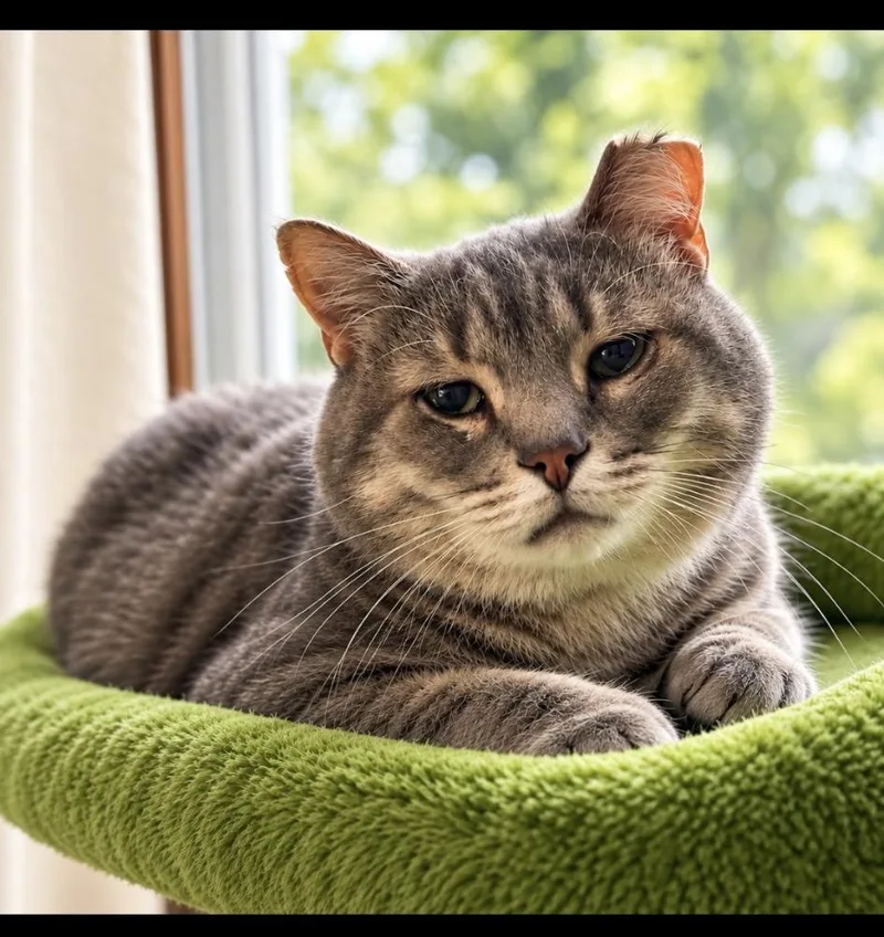 An adult medium-sized male Tabby cat named Blakely for adoption in Copley, OH