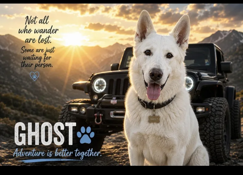 An adult large-sized male White / Cream Husky dog named Ghost for adoption in CUMMING, GA