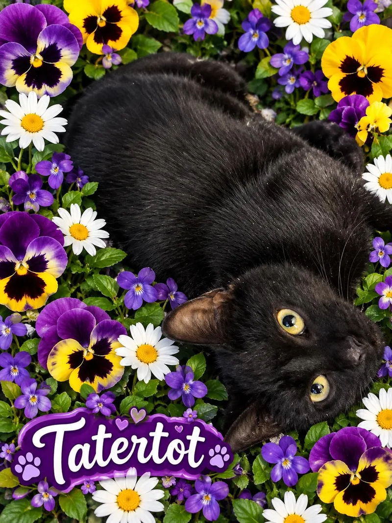 A young medium-sized male Brown / Chocolate Domestic Short Hair cat named Tator Tot for adoption in Oviedo, FL