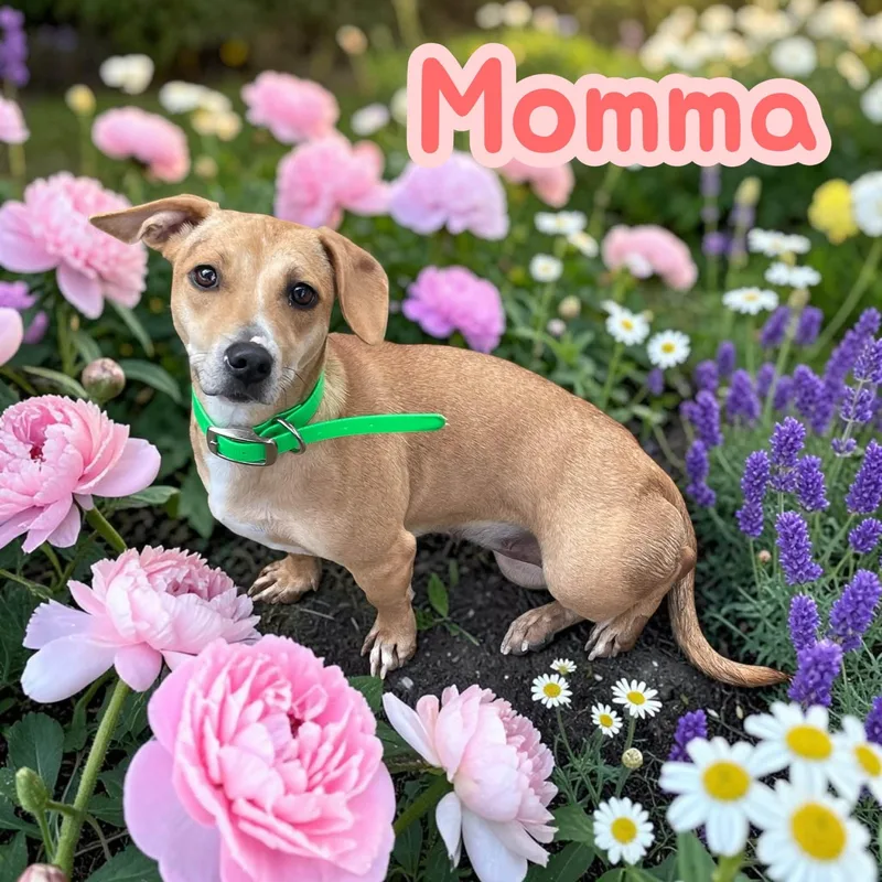 A young small-sized female Dachshund dog named Momma  Give me for adoption in Chuckey, TN