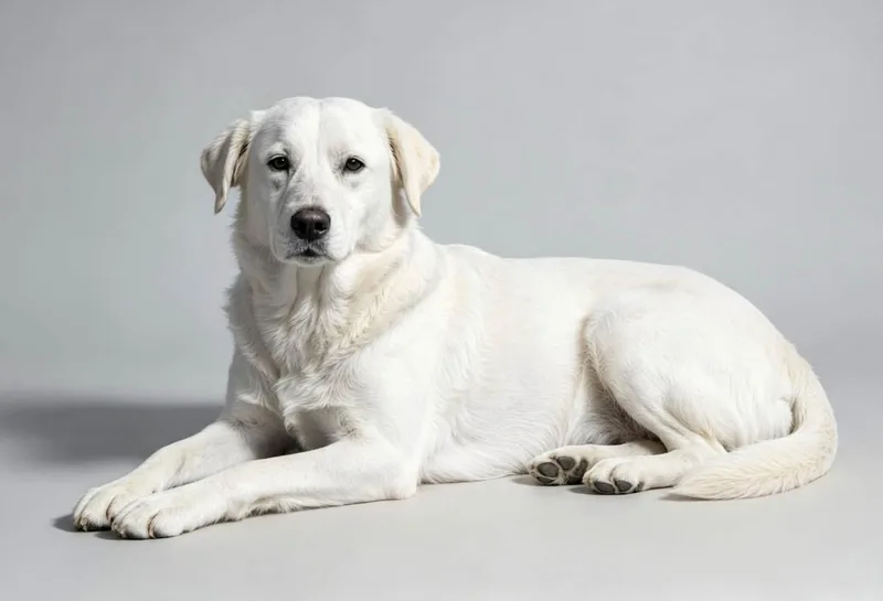 A baby medium-sized female Great Pyrenees dog named Cleo for adoption in Estes Park, CO