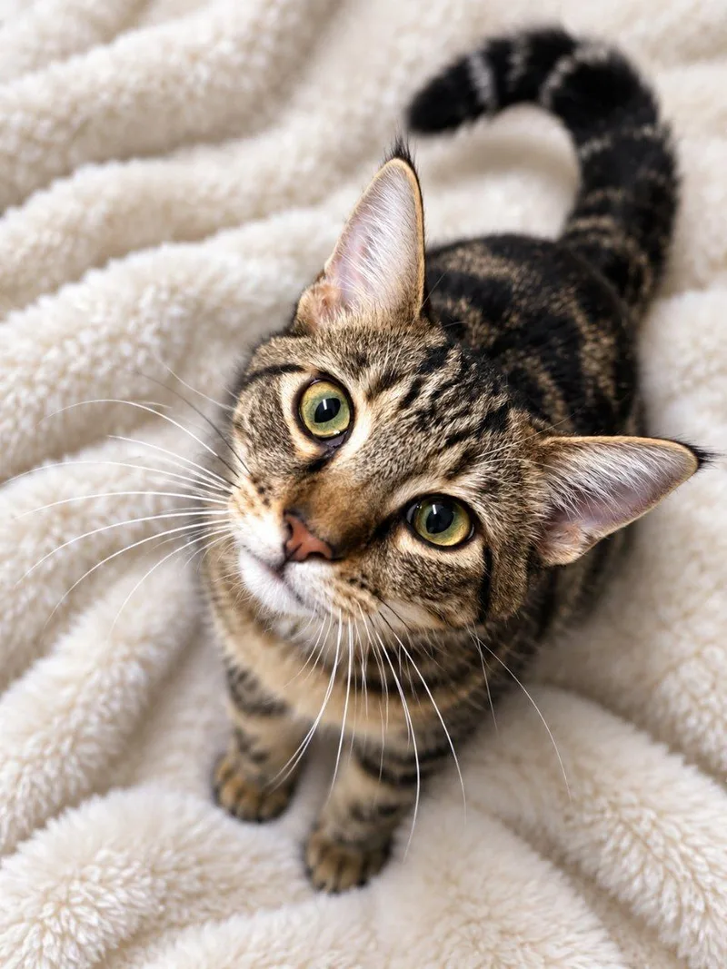 A young small-sized male Tabby (Brown / Chocolate) Domestic Short Hair cat named Lovebug for adoption in Raleigh, NC