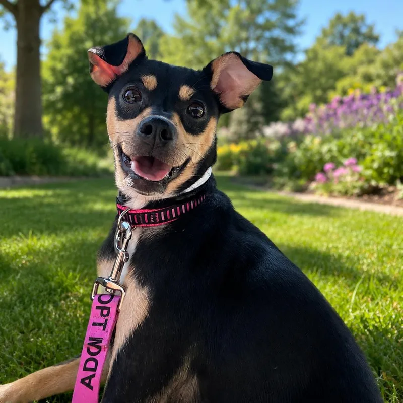 A young small-sized female Black Mixed Breed dog named Rosie for adoption in Wappingers Falls, NY