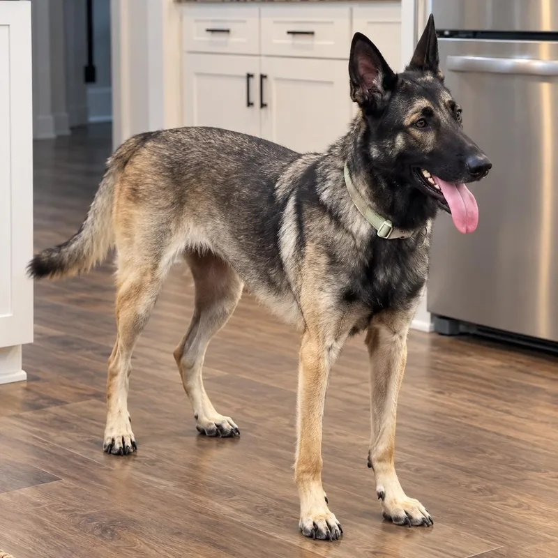 An adult medium-sized female German Shepherd Dog dog named Xena for adoption in Baytown, TX