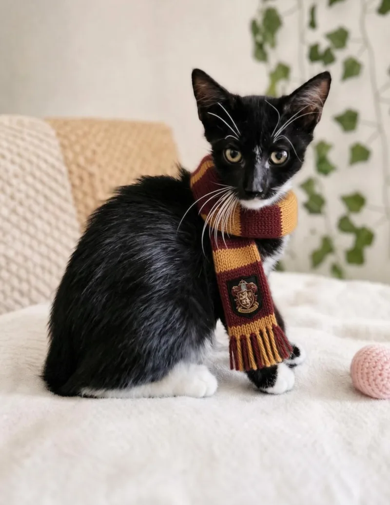 A baby small-sized male Domestic Short Hair cat named Benny for adoption in Houston, TX