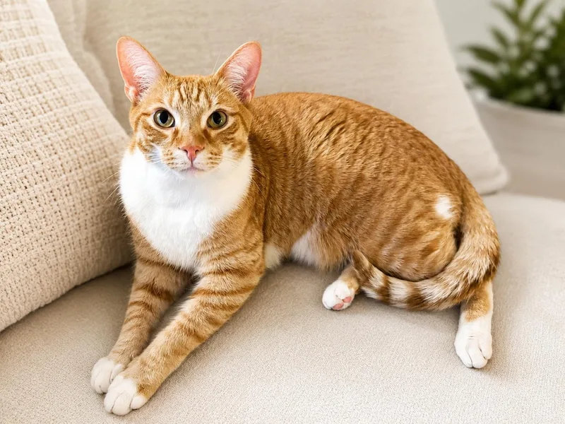 An adult medium-sized male Tabby (Orange / Red) Domestic Short Hair cat named Tiger for adoption in Greensboro, NC