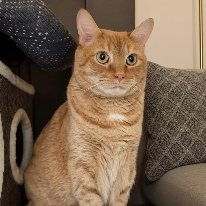 An adult extra large-sized male Domestic Short Hair cat named Bojangles for adoption in Toms Brook, VA
