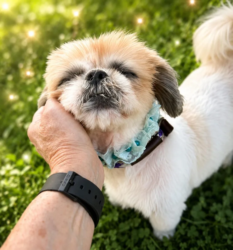 An adult small-sized female Shih Tzu dog named Izzy for adoption in Long Beach, NY