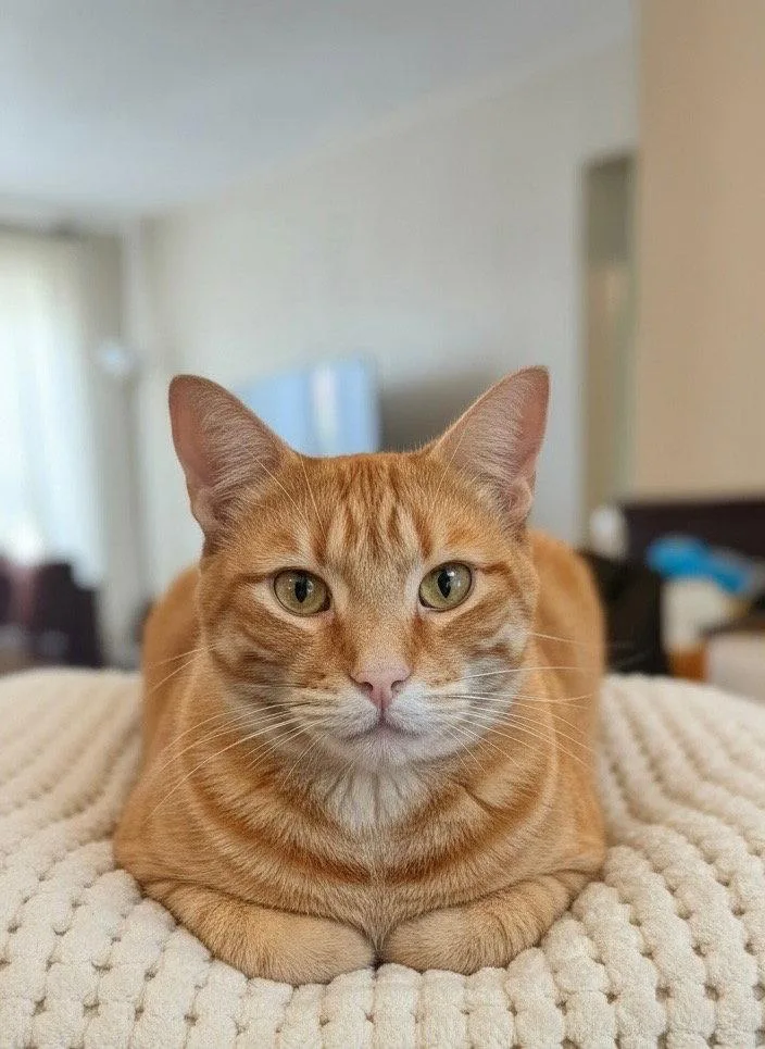 A young large-sized male Orange / Red Domestic Short Hair cat named Julius for adoption in Walnut Creek, CA
