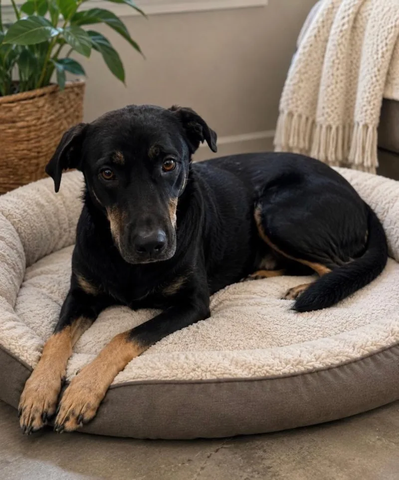A young medium-sized male Shepherd dog named Max for adoption in Columbia, IL