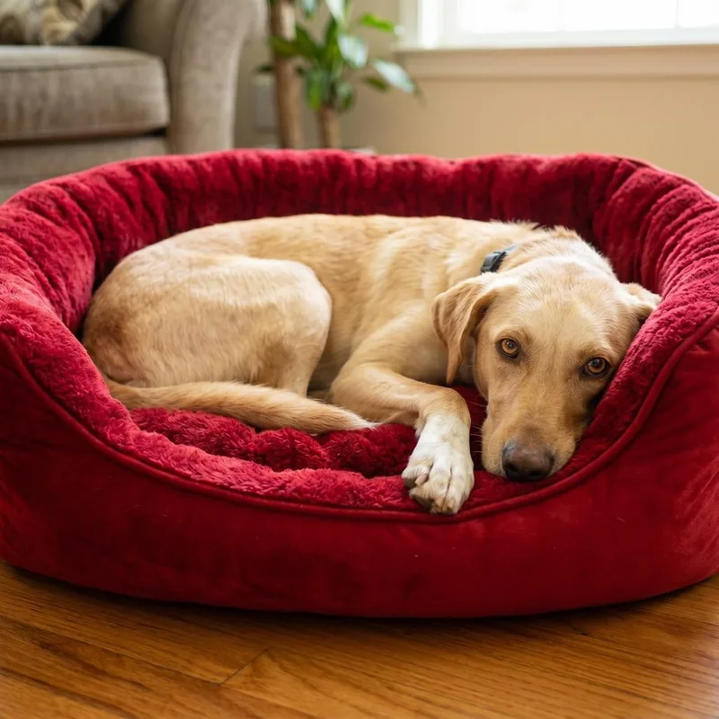 An adult medium-sized female Labrador Retriever dog named Izzy for adoption in Weatherford, TX