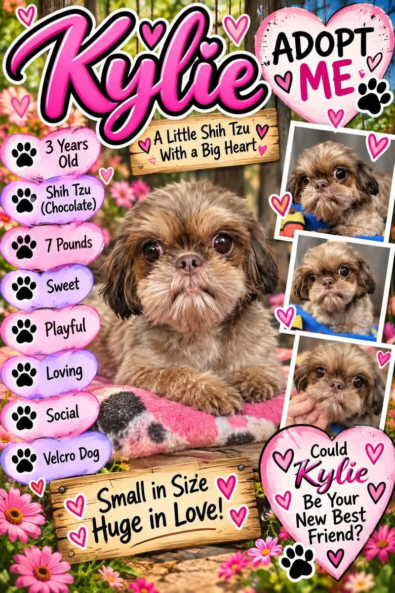 A young small-sized female Shih Tzu dog named KYLIE in RHODE ISLAND for adoption in West Warwick, RI