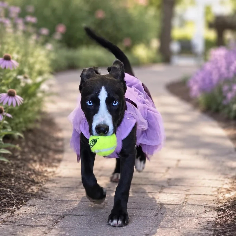 A young medium-sized female Black Siberian Husky dog named Dixie for adoption in Humble, TX
