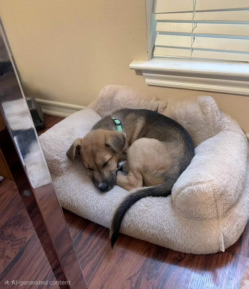 A baby medium-sized female German Shepherd Dog dog named Destiny for adoption in Plano, TX
