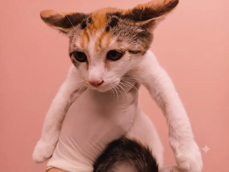 A baby small-sized female Domestic Short Hair cat named Sugar for adoption in Los Angeles, CA