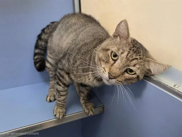 An adult large-sized male Domestic Short Hair cat named Farallon for adoption in Martinez, CA