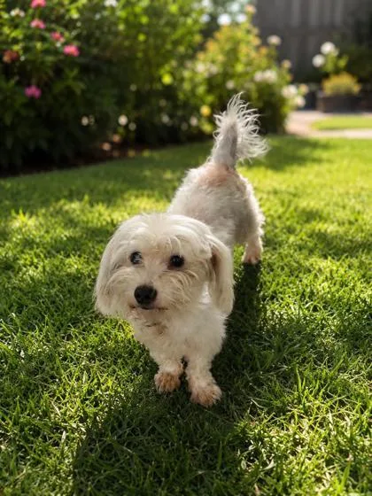 An adult small-sized female Maltese dog named Shi`Ann for adoption in New Orleans, LA