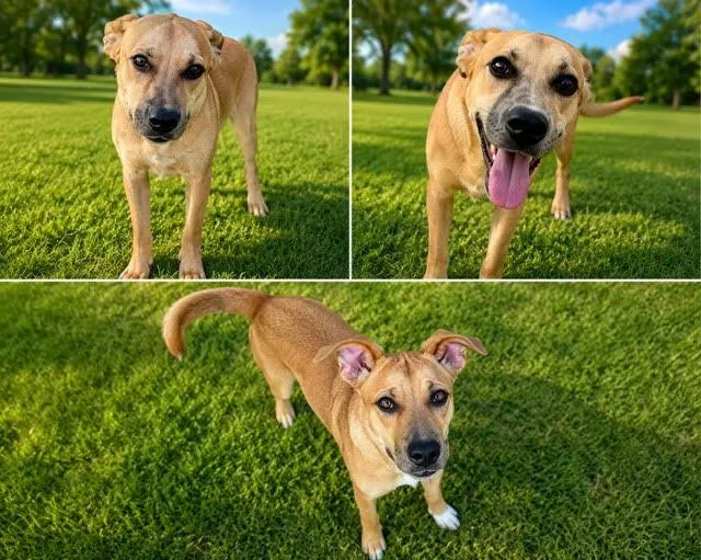 A young medium-sized male Red / Chestnut / Orange Mixed Breed dog named Doc for adoption in Lakeway, TX