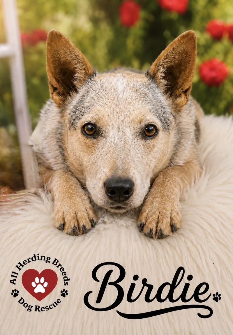 A young medium-sized female Red / Chestnut / Orange Cattle Dog dog named Birdie for adoption in Joliet, IL