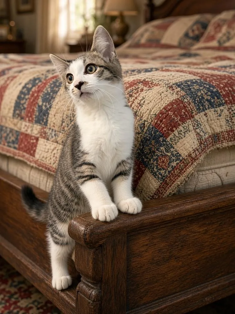 A baby small-sized male Domestic Short Hair cat named Moe JN for adoption in Greenville, SC