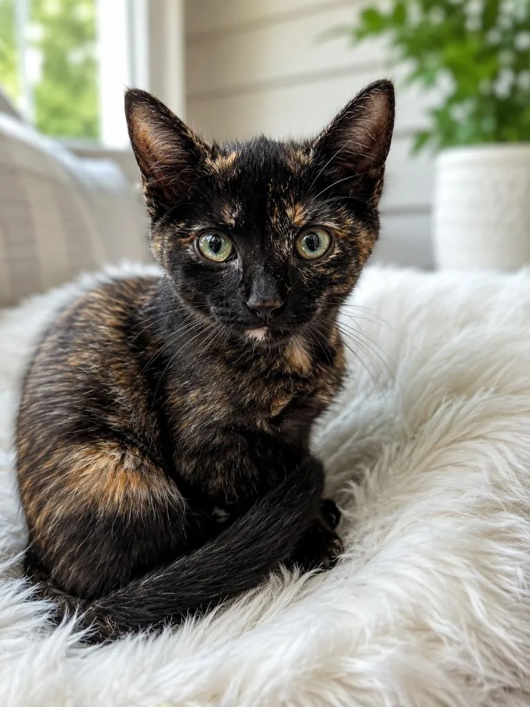 A baby small-sized female Domestic Short Hair cat named Dory for adoption in East Ridge, TN