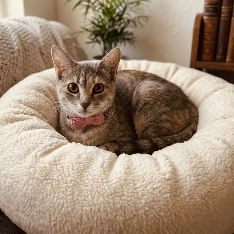 A baby medium-sized female Domestic Short Hair cat named Penne for adoption in Boca Raton, FL