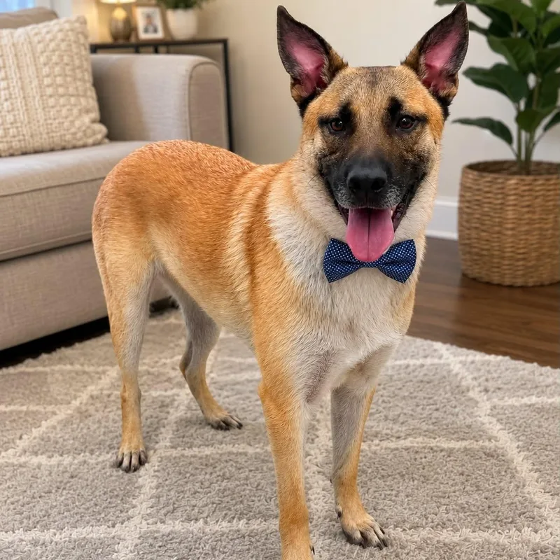 A young medium-sized male German Shepherd Dog dog named Kuzco Gs for adoption in Allen, TX