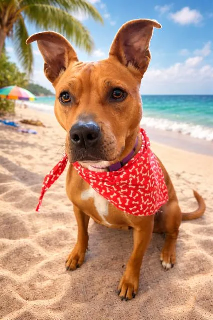 A young medium-sized female Mixed Breed dog named Jasmine for adoption in Palm Harbor, FL