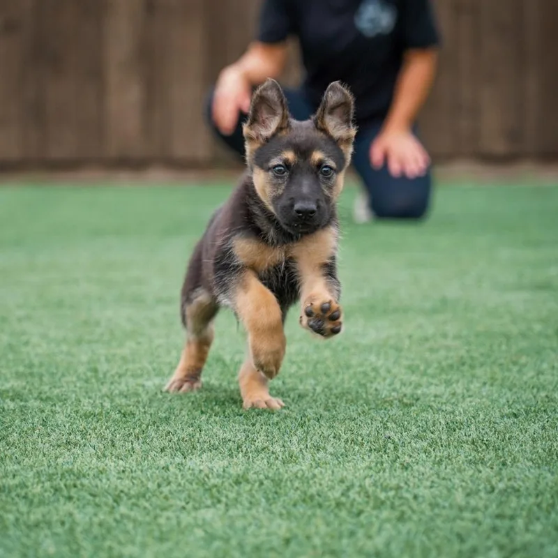 A baby large-sized male Bicolor German Shepherd Dog dog named Bolt for adoption in Los Angeles, CA