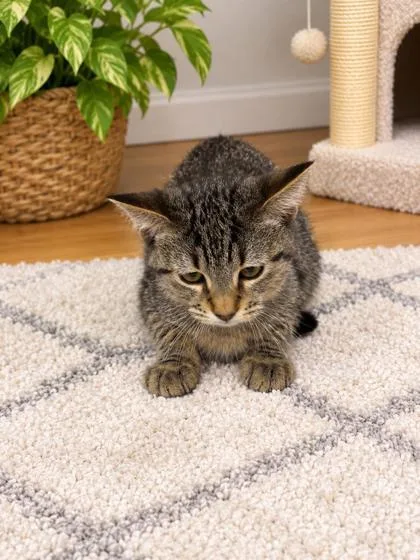 A baby small-sized male Domestic Short Hair cat named Cola for adoption in Paducah, KY