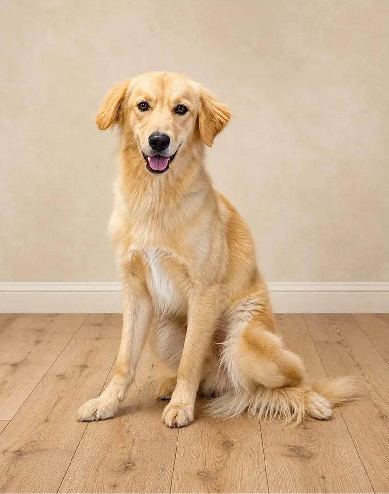 A young medium-sized male Golden Retriever dog named Siro for adoption in Georgetown, OH