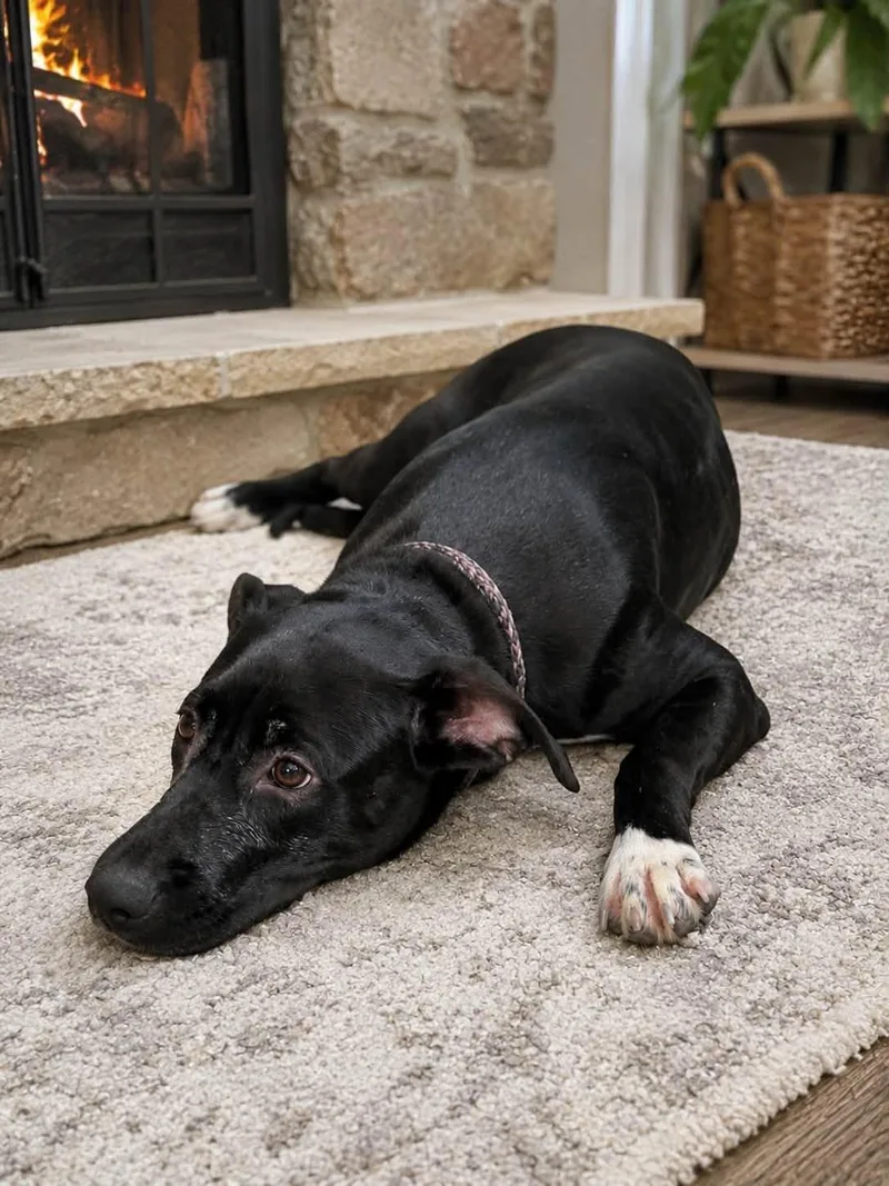 A young medium-sized female Mixed Breed dog named Rosalia for adoption in Allen, TX