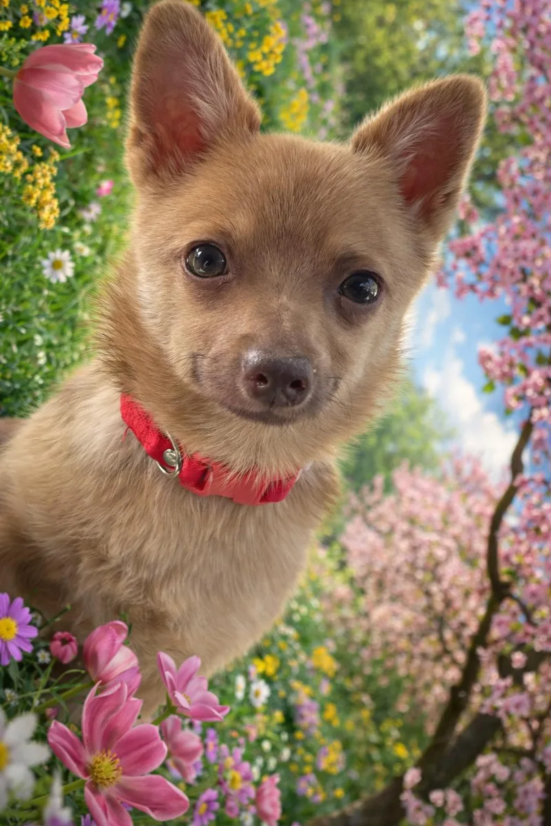 A baby small-sized female Yellow / Tan / Blond / Fawn Chihuahua dog named Tyra for adoption in Salt Lake City, UT