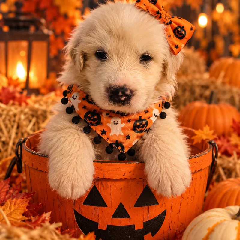 A baby large-sized male Golden Retriever dog named Hazel Candy and for adoption in Cerritos, CA