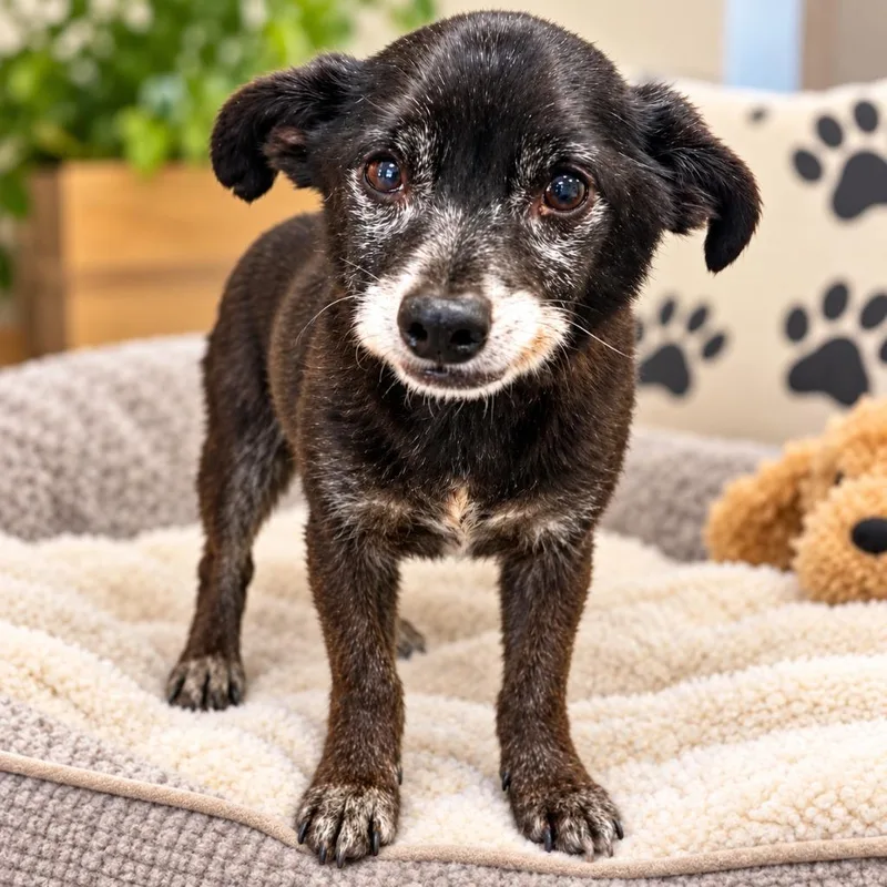A senior small-sized male Chihuahua dog named Bubba for adoption in St. Augustine, FL