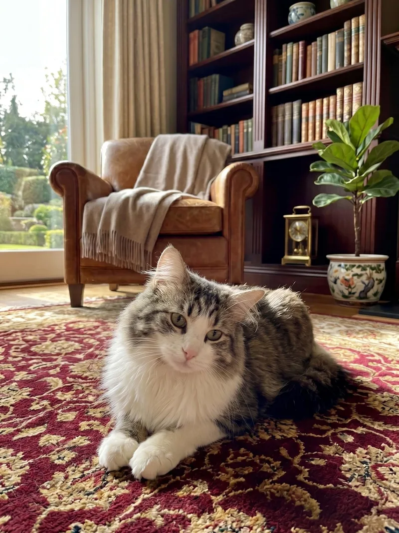An adult medium-sized male Tabby (Brown / Chocolate) Tabby cat named Jingles for adoption in Marion, IN