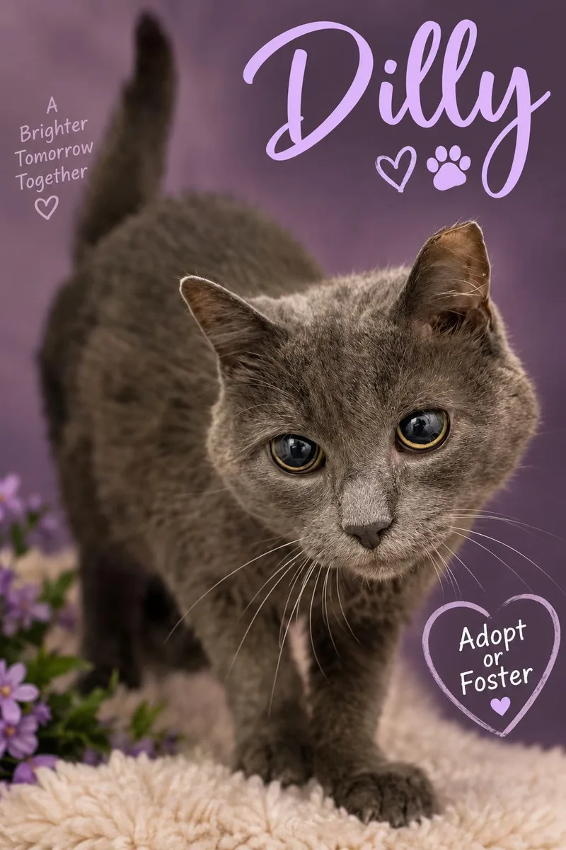 An adult large-sized male Domestic Short Hair cat named Dilly for adoption in Greenville, DE