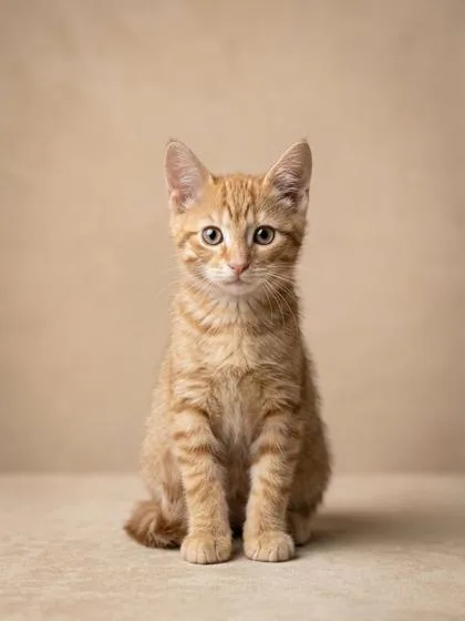 A baby small-sized male Domestic Short Hair cat named Toffee for adoption in Cumming, GA