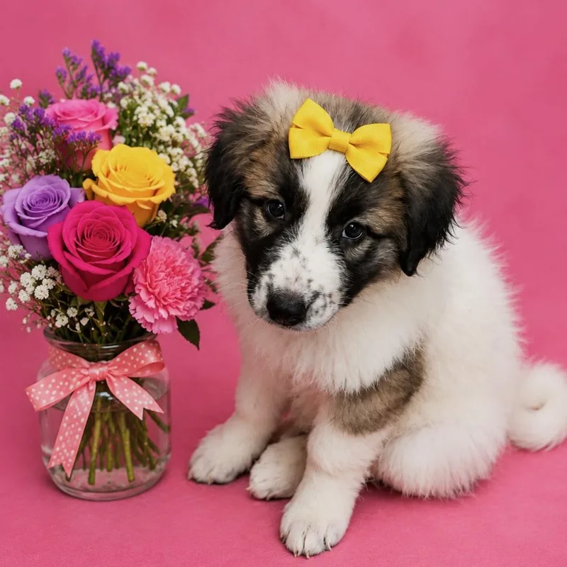 A baby large-sized female Great Pyrenees dog named Ali for adoption in Oak Bluffs, MA