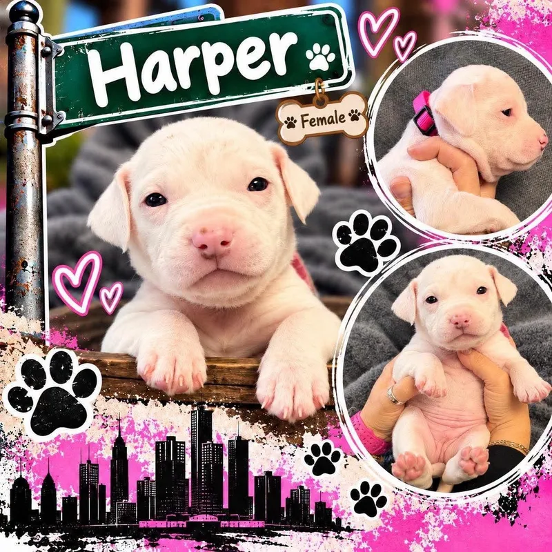 A baby medium-sized female Mixed Breed dog named Harper for adoption in Pleasant Ridge, MI