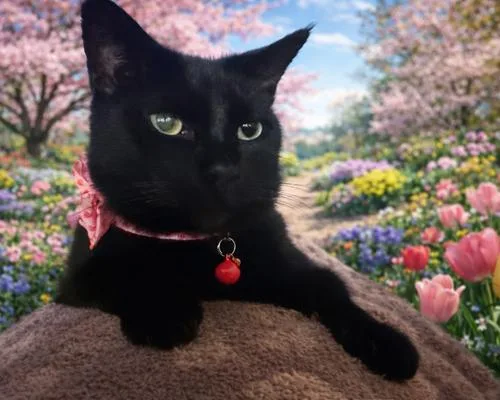 A young medium-sized female Black Domestic Short Hair cat named Twila for adoption in Tampa, FL