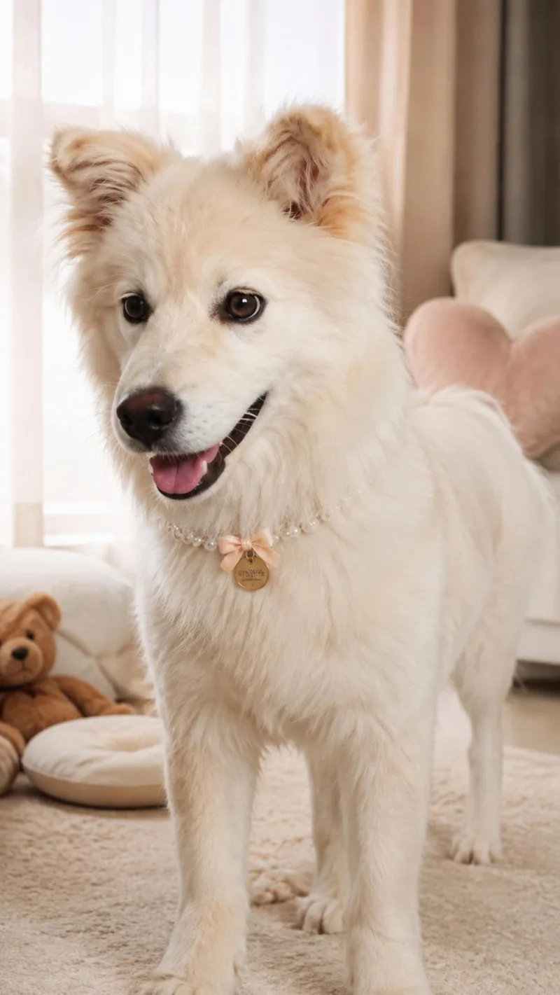 A young small-sized female Jindo dog named Jinsun for adoption in Duluth, GA