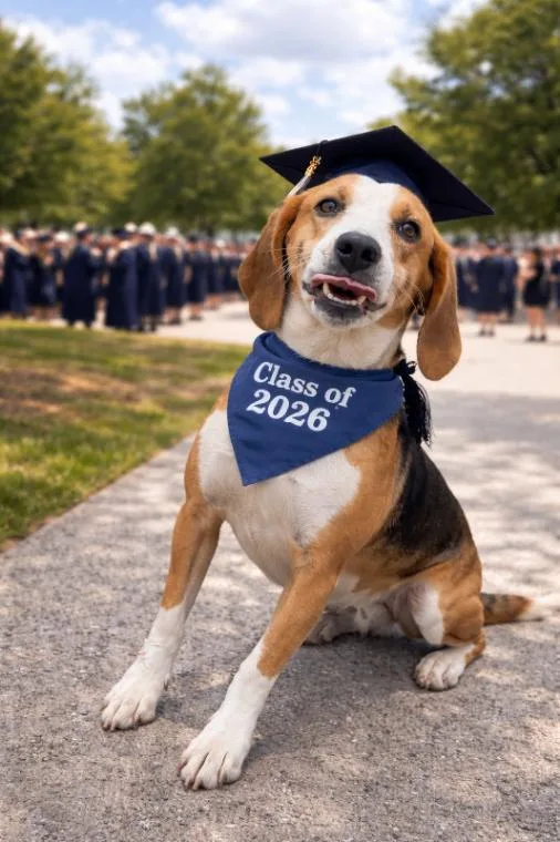 An adult medium-sized male Tricolor (Brown, Black, & White) Treeing Walker Coonhound dog named Goose for adoption in Burgaw, NC