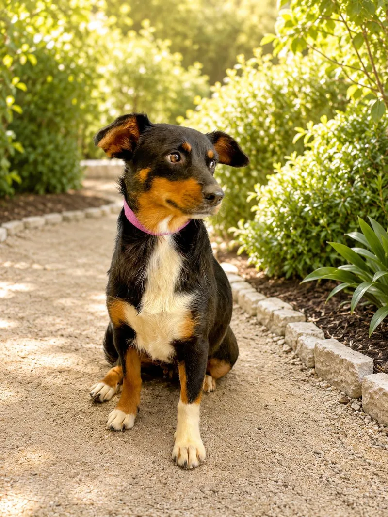 An adult small-sized female Terrier dog named Zella for adoption in Helotes, TX