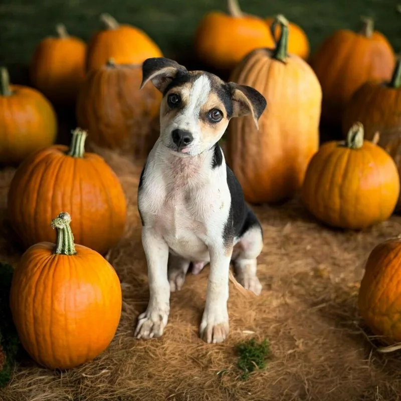 A baby medium-sized male Chihuahua dog named Moss for adoption in Ashville, OH