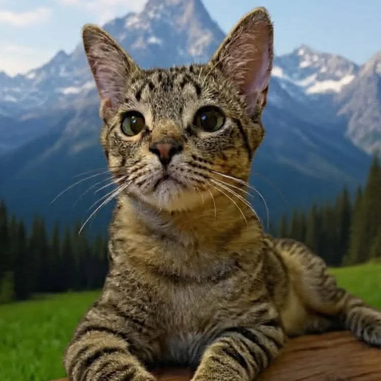A young medium-sized male Domestic Short Hair cat named Wilbur for adoption in Evergreen, CO