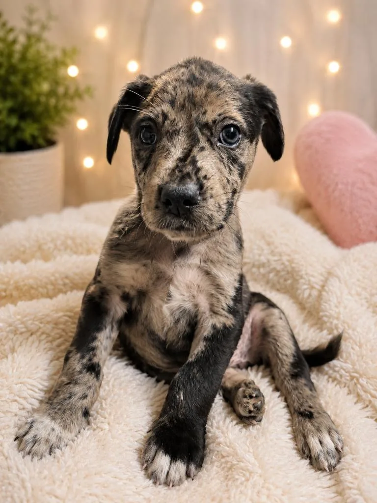 A baby medium-sized male Australian Cattle Dog / Blue Heeler dog named Groot for adoption in Fayetteville, TN